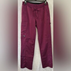 Grey's Anatomy Burgundy Scrub Pants SMALL